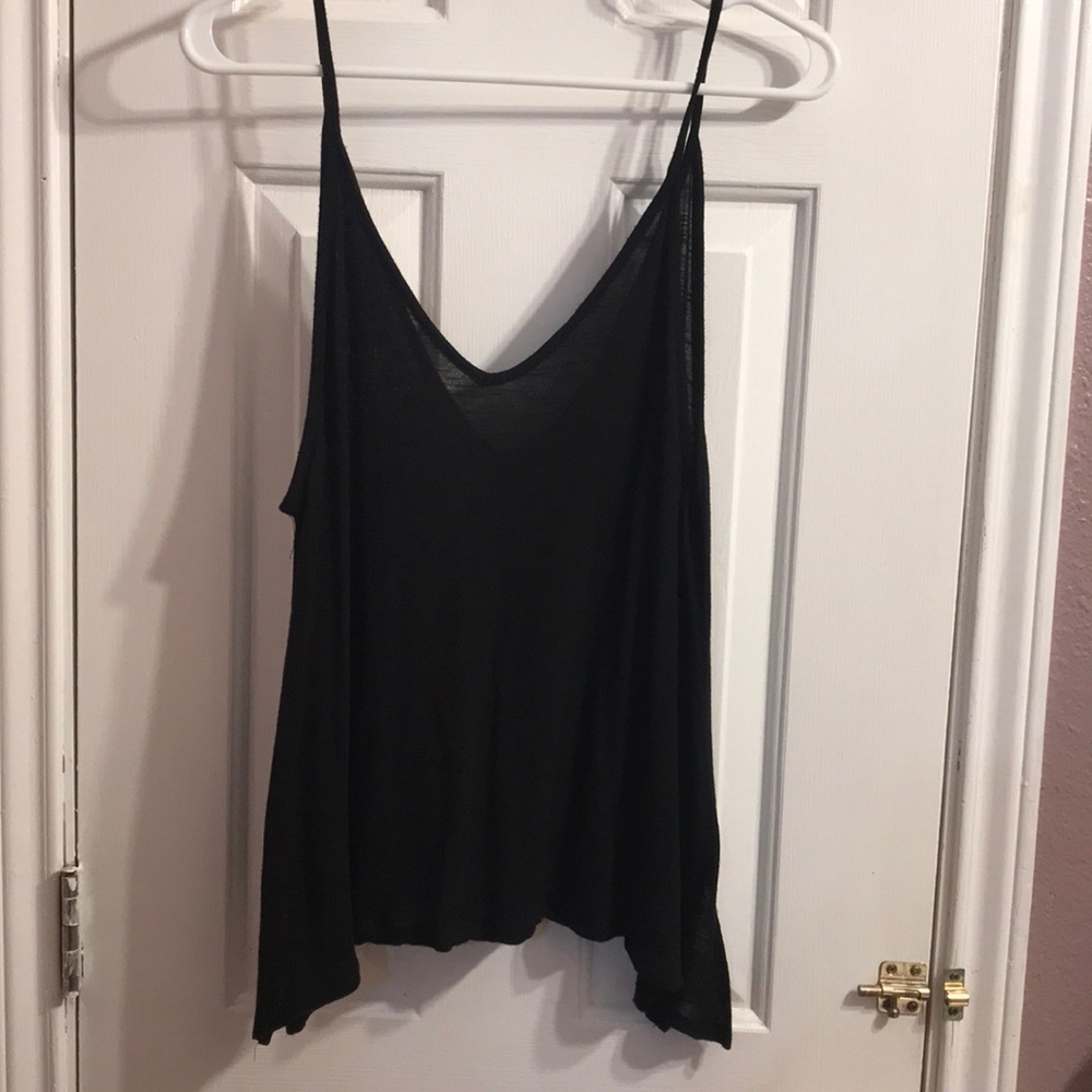 Black tank top